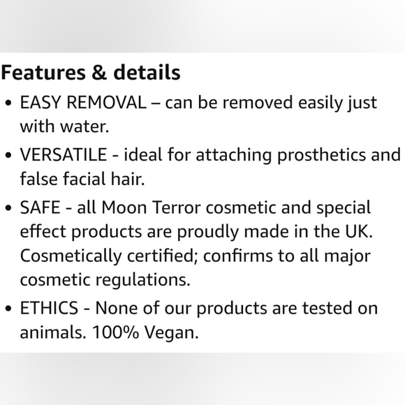 Moon Terror Professional Spirit Gum - Picture 3 of 6